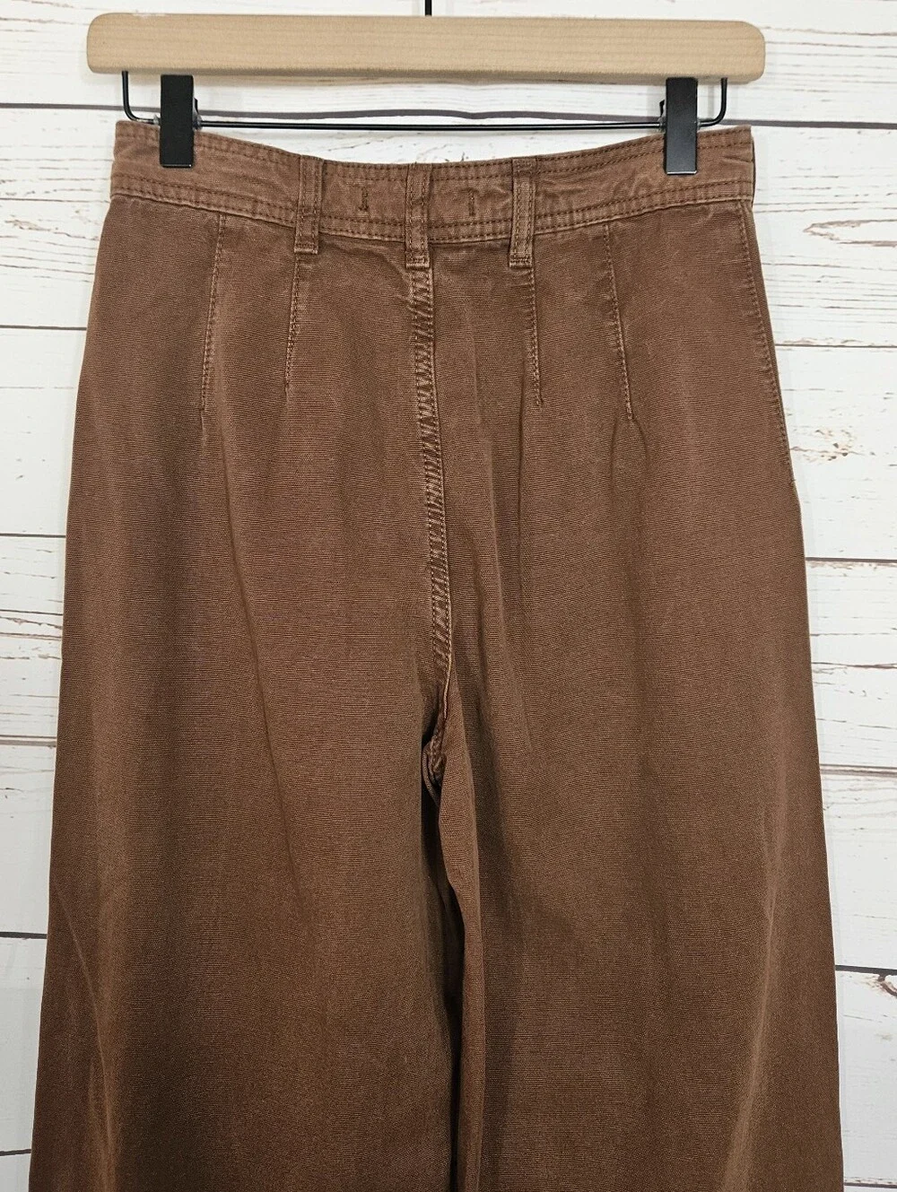 Free People | We The Free | Patti Brown Wide Leg Crop High Waist Pant